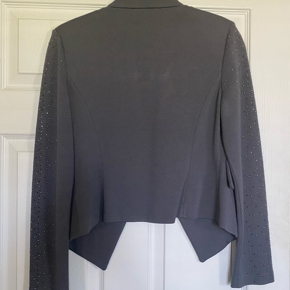 ** NOT FOR SALE ** St. John Couture Jacket - Pewter/Grey - Picture 2 of 8